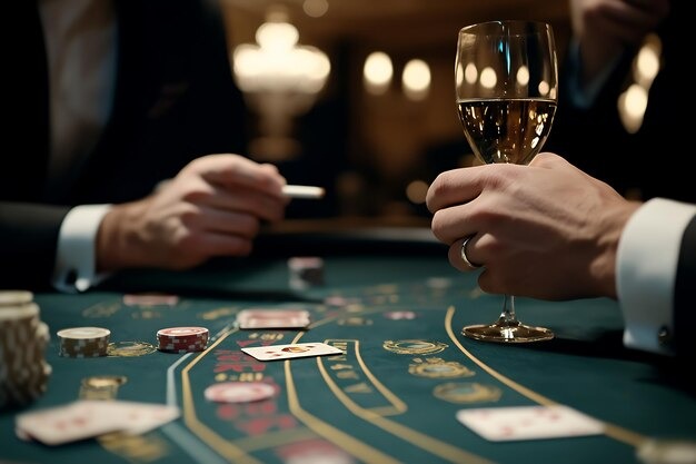 yurotogel Live Baccarat studio setup with professional croupier, card shoe, and HD broadcast cameras